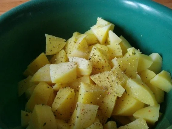 Bratkartoffel - Gurken - Leberkäsepfanne - Rezept - Bild Nr. 3