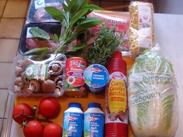 Italienisches Schweinefilet mit schwäbischen Knöpfle und Chinakohlsalat - Rezept - Bild Nr. 2