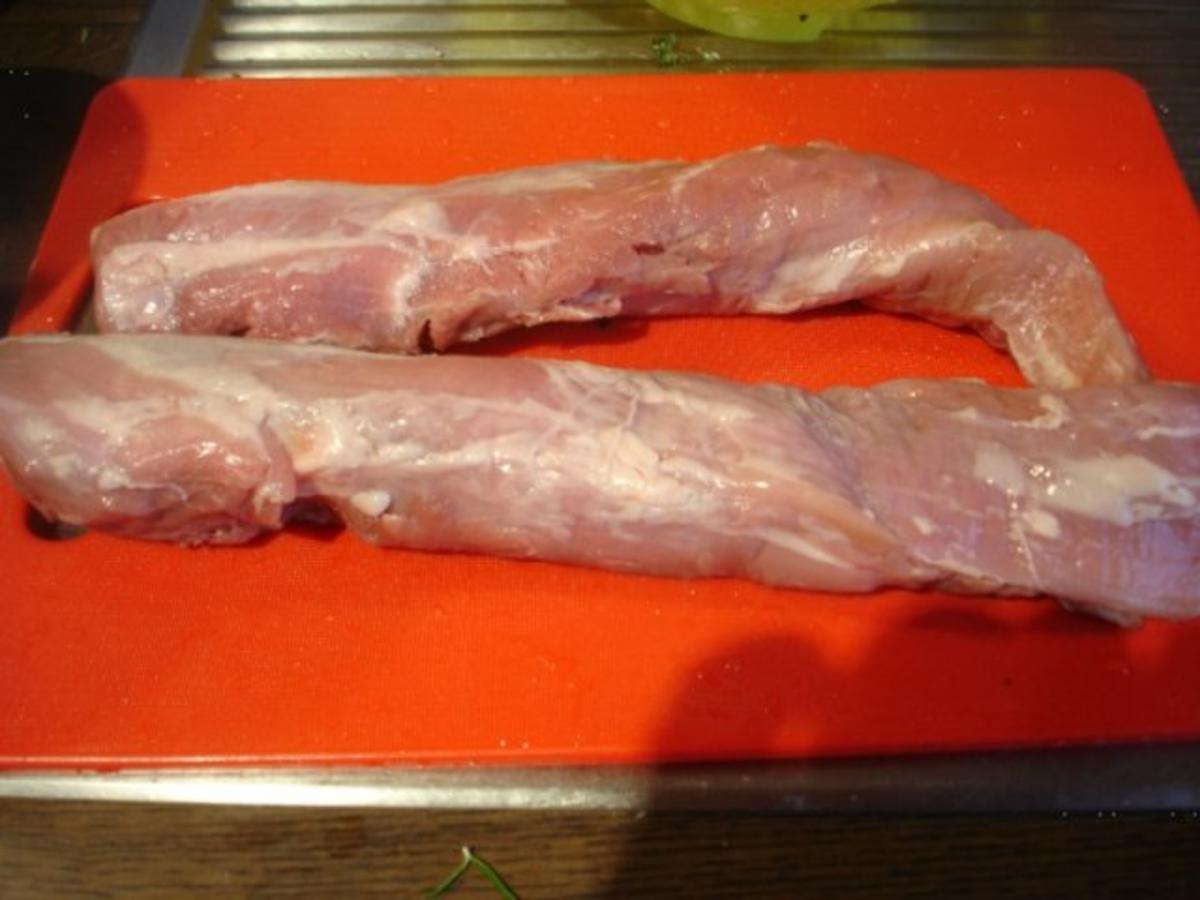 Italienisches Schweinefilet mit schwäbischen Knöpfle und Chinakohlsalat - Rezept - Bild Nr. 15