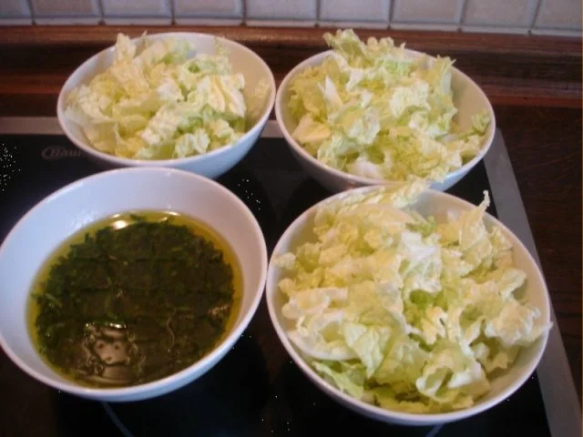 Italienisches Schweinefilet mit schwäbischen Knöpfle und Chinakohlsalat - Rezept - Bild Nr. 24