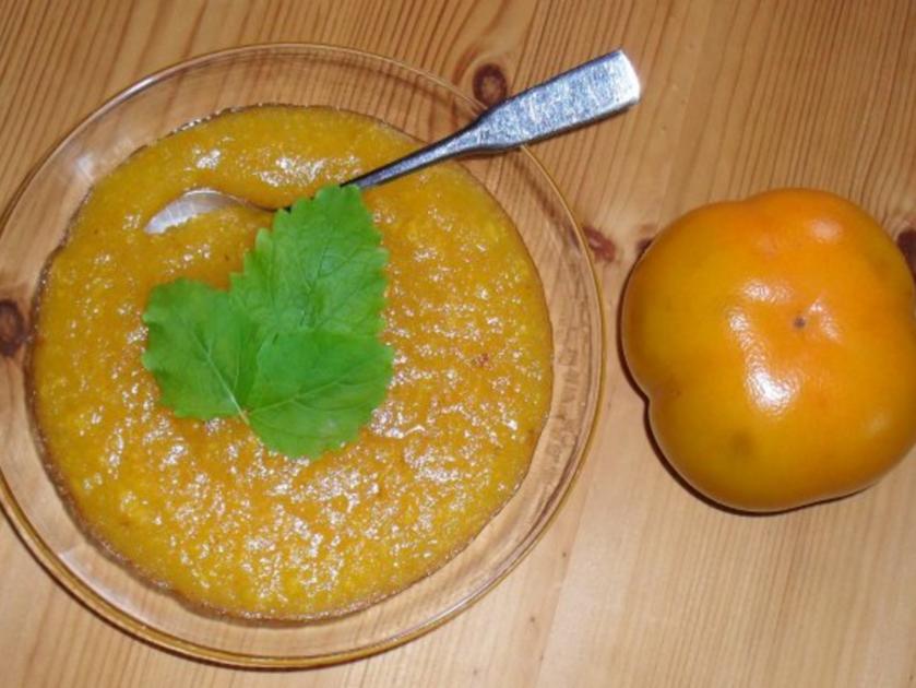 Kaki - Marmelade - Rezept mit Bild