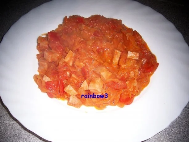 Rezept: Kochen: Sauerkraut-Pfanne nach Soljanka-Art Bild Nr. 6 Kochen: Sauerkraut-Pfanne nach Soljanka-Art - Rezept - Bild Nr. 6