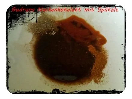 Fleisch: Schweinenackenkotelett mit Spätzle - Rezept - Bild Nr. 2