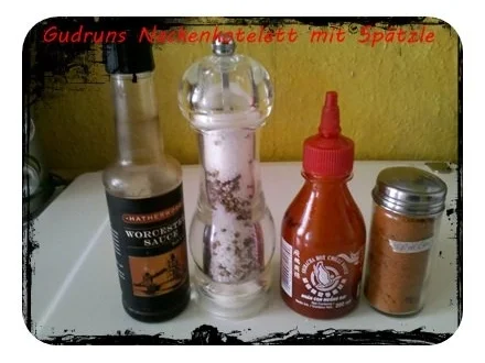 Fleisch: Schweinenackenkotelett mit Spätzle - Rezept - Bild Nr. 4