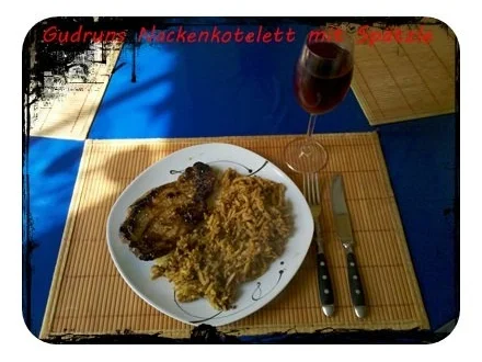 Fleisch: Schweinenackenkotelett mit Spätzle - Rezept - Bild Nr. 9