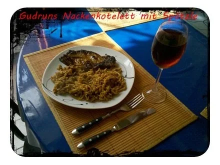 Fleisch: Schweinenackenkotelett mit Spätzle - Rezept - Bild Nr. 10