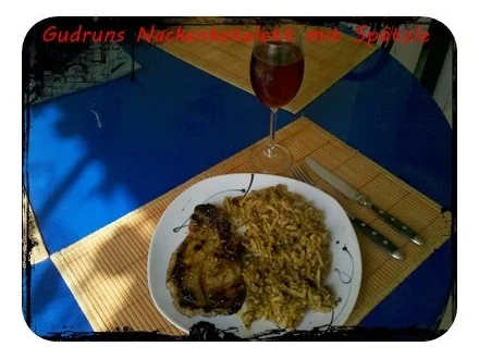 Fleisch: Schweinenackenkotelett mit Spätzle - Rezept - Bild Nr. 11