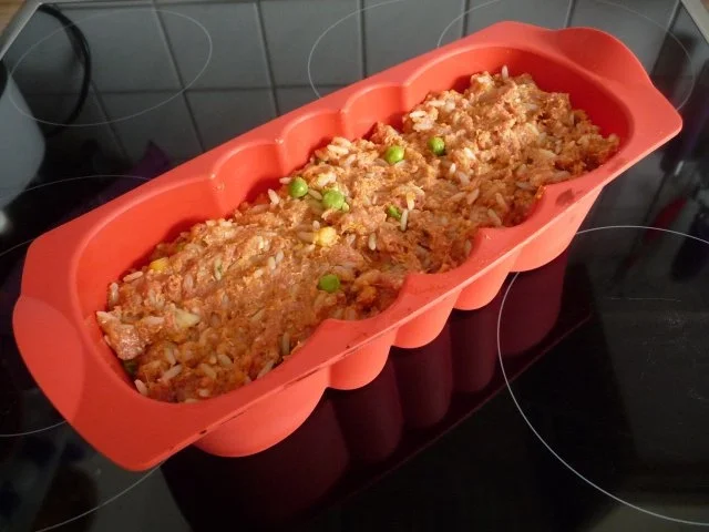 Hackfleisch : Reis-Hackbraten aus dem Backofen - Rezept - Bild Nr. 4