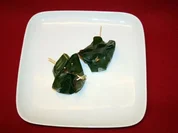 Gedünstete Garnelen in Bananenblättern - Rezept