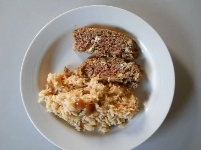 Hackbraten griechische Art - Rezept