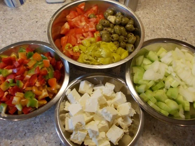 Griechischer Bauernsalat meine Art - Rezept - Bild Nr. 3