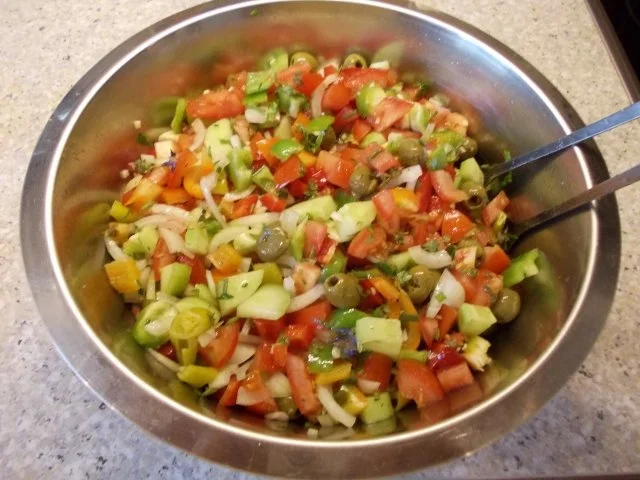 Griechischer Bauernsalat meine Art - Rezept - Bild Nr. 5