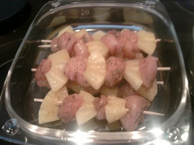 Schaschlik trifft Hawaii - Rezept