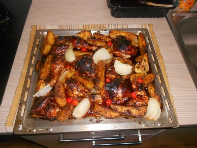 Rezept: Hähnchen aus dem Ofen und vom Grill Hähnchen aus dem Ofen und vom Grill - Rezept
