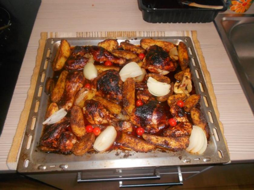 Hähnchen aus dem Ofen und vom Grill - einfach - 152 kcal/100g