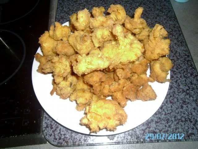 Panierte Eierschwammerln mit Petersilkartoffeln - Rezept - Bild Nr. 7