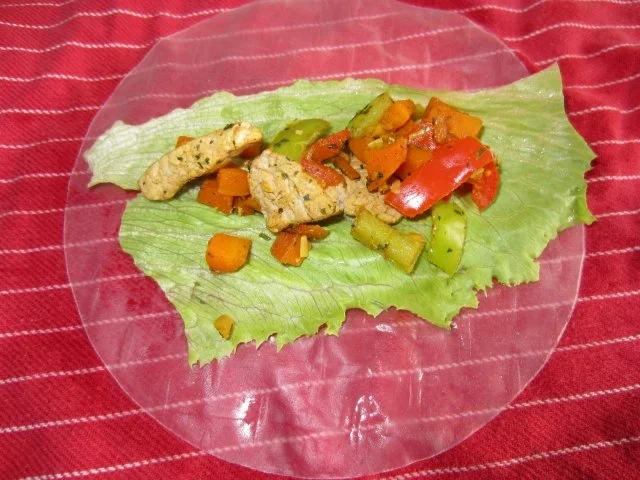 Gemüse in Salatblatt - Rezept - Bild Nr. 13