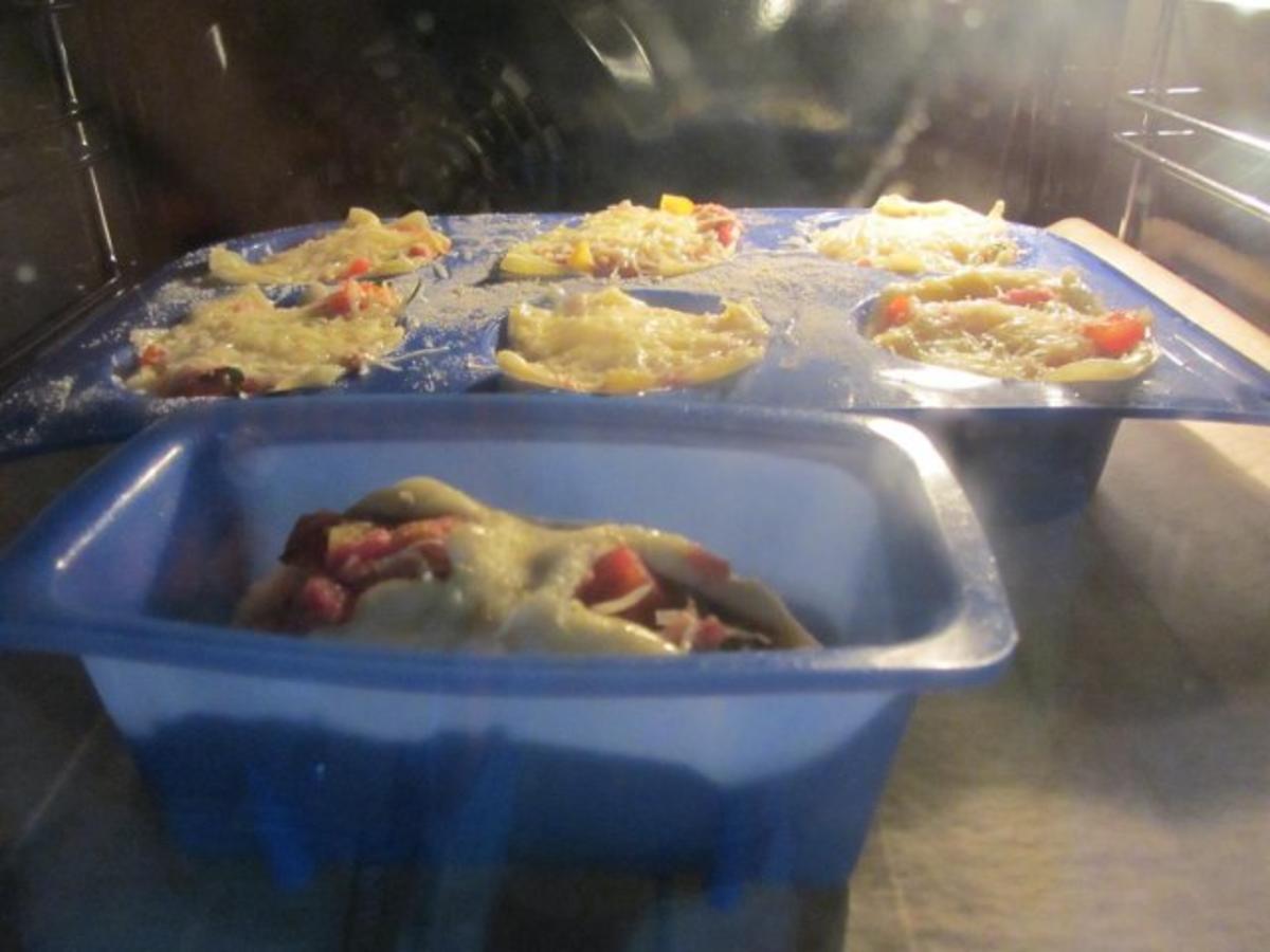 Pikante - Hackfleisch – Muffins mit Creme - Fraiche - Rezept - Bild Nr. 27