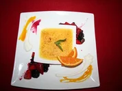 Safran-Crème brûlée, Beerenselektion und Vanilleschaum - Rezept