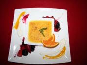 Safran-Crème brûlée, Beerenselektion und Vanilleschaum - Rezept