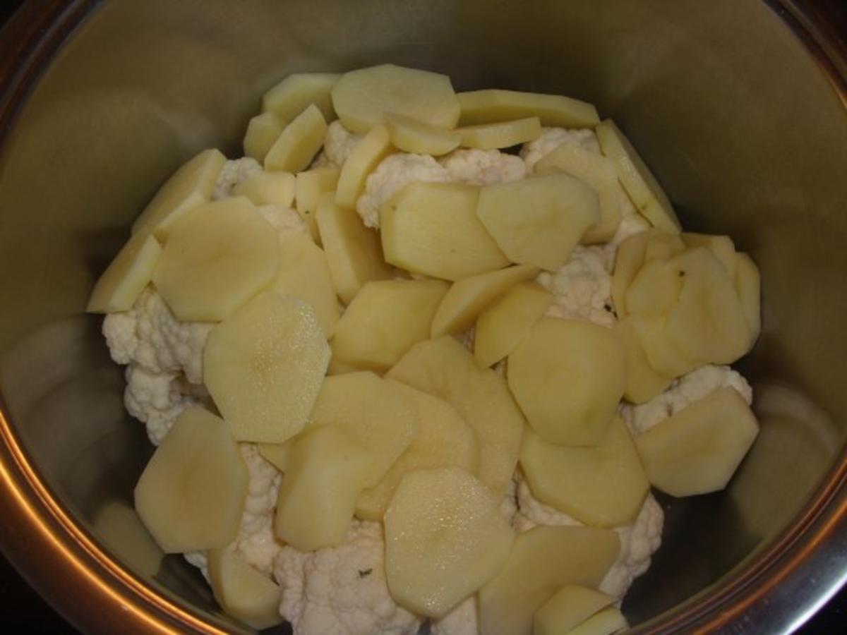 Blumenkohl-Kartoffelauflauf mit herzhafter Kruste - Rezept - Bild Nr. 4