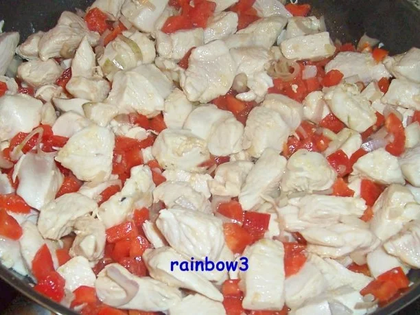 Rezept: Kochen: Paprika-Sahne-Hähnchen-Pfanne Bild Nr. 4 Kochen: Paprika-Sahne-Hähnchen-Pfanne - Rezept - Bild Nr. 4