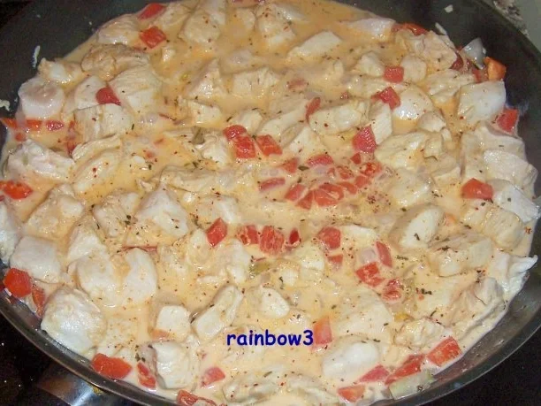 Rezept: Kochen: Paprika-Sahne-Hähnchen-Pfanne Bild Nr. 5 Kochen: Paprika-Sahne-Hähnchen-Pfanne - Rezept - Bild Nr. 5