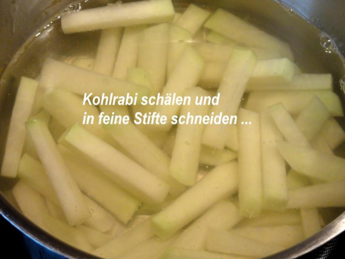 Gemüse:   KAROTTEN/KOHLRABI mit Kräutern - Rezept - Bild Nr. 3