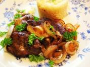 Hähnchenleber mit Butter-Reis - Rezept