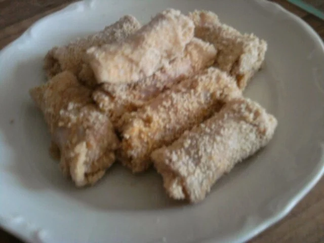 Knusper-Schinken-Käse-Röllchen mit Käsenudeln - Rezept - Bild Nr. 2