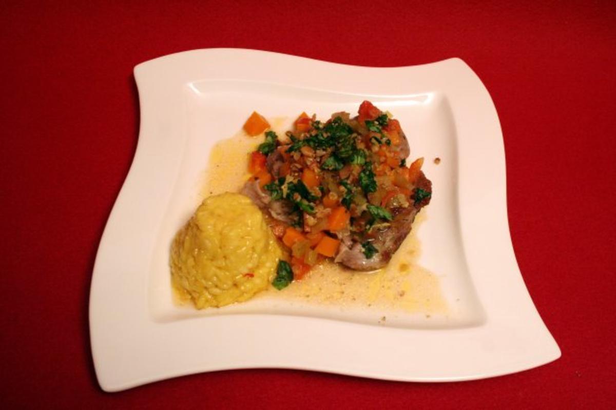 Bilder für Ossobuco con Risotto Milanese - Rezept