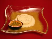 Ingwerparfait mit Früchtemousse - Rezept