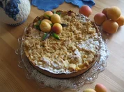 Aprikosen - Streuselkuchen - Rezept
