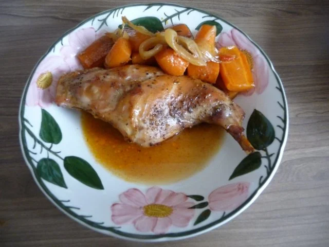 Wild & Co : Hasen / Kaninchen-Keulen, Dinkelspätzle und Salat - Rezept - Bild Nr. 25