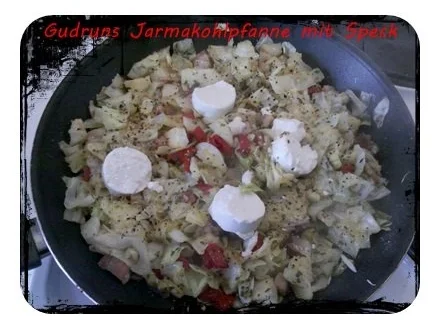 Rezept: Gemüse: Jaromapfanne mit Speck und Käse Bild Nr. 6 Gemüse: Jaromapfanne mit Speck und Käse - Rezept - Bild Nr. 6