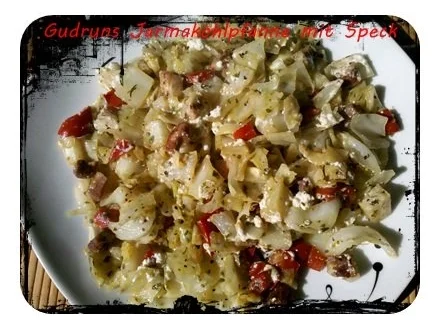 Rezept: Gemüse: Jaromapfanne mit Speck und Käse Bild Nr. 10 Gemüse: Jaromapfanne mit Speck und Käse - Rezept - Bild Nr. 10