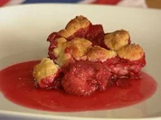Erdbeer-Himbeer-Crumble - Rezept