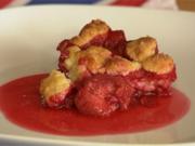 Erdbeer-Himbeer-Crumble - Rezept