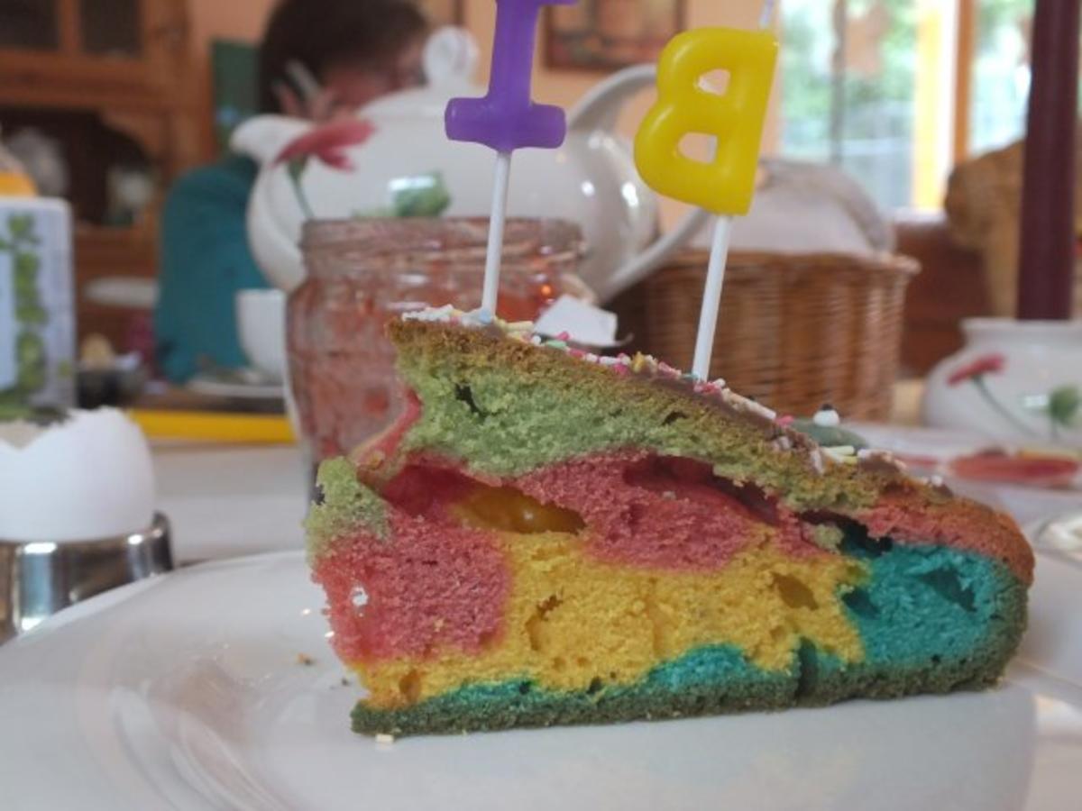 Regenbogen Kuchen - Rezept - Bild Nr. 4