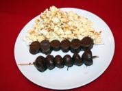 Zuckerwatte, Popcorn, Schokofrüchte - Rezept