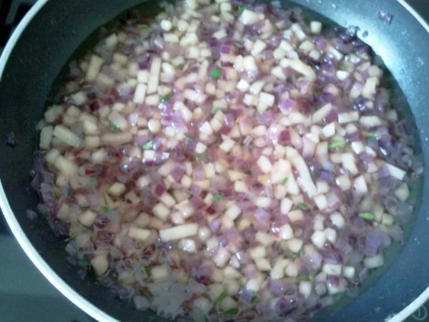 Vegetarischer Apfel-Zwiebel Brotaufstrich - Rezept - Bild Nr. 4