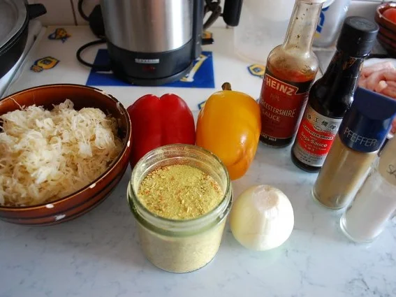 Kalorienarme Puten Gulasch mit Sauerkraut - Rezept - Bild Nr. 3