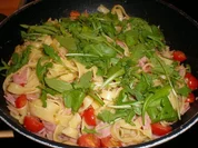 Schinkennudeln Italienischer Art - Rezept