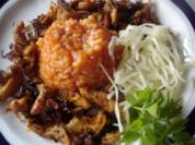 Giros mit Djuvec-Reis und Krautsalat - Rezept