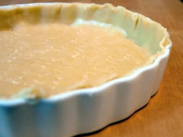 Ziegenkäsetarte mit karamellisiertem Knoblauch - Rezept - Bild Nr. 6