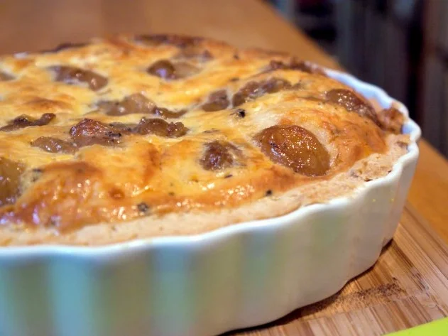 Ziegenkäsetarte mit karamellisiertem Knoblauch - Rezept - Bild Nr. 11