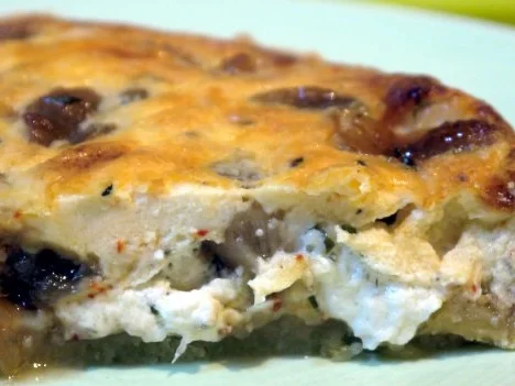 Ziegenkäsetarte mit karamellisiertem Knoblauch - Rezept - Bild Nr. 13