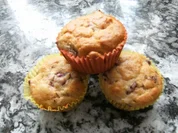 Rum-Zwetschgen-Zimt-Muffins - Rezept
