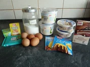 Käsekuchen marmoriert mit Minzgeschmack - Rezept