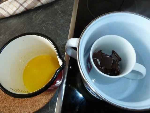 Käsekuchen marmoriert mit Minzgeschmack - Rezept - Bild Nr. 2